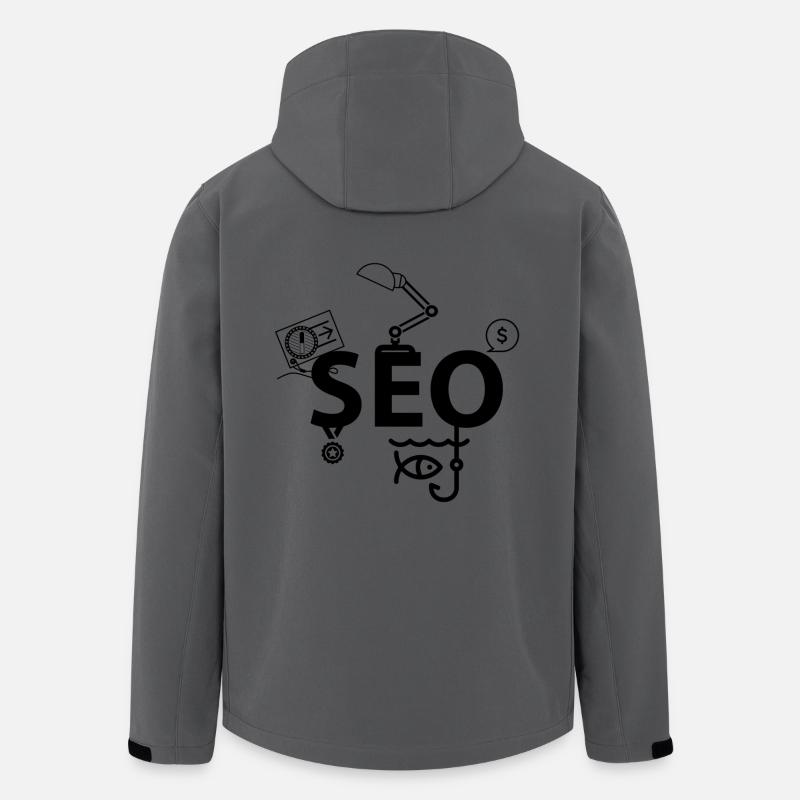 SEO - Recycelte Männer Softshell-Jacke von Stanley/Stella - Anthrazit