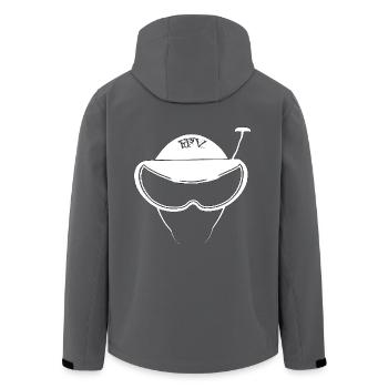 FPV Pilot - Recycelte Männer Softshell-Jacke von Stanley/Stella - Anthrazit - Hinten - AI Model Male 185 light (185cm)