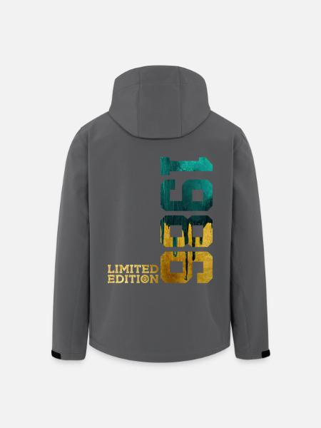 40. GEBURTSTAG LIMITED EDITION 1986 - Recycelte Männer Softshell-Jacke von Stanley/Stella - Anthrazit
