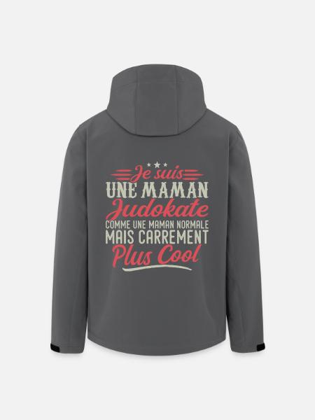 Ich bin eine Judoka-Mutter, ausgesprochen cool - Recycelte Männer Softshell-Jacke von Stanley/Stella - Anthrazit