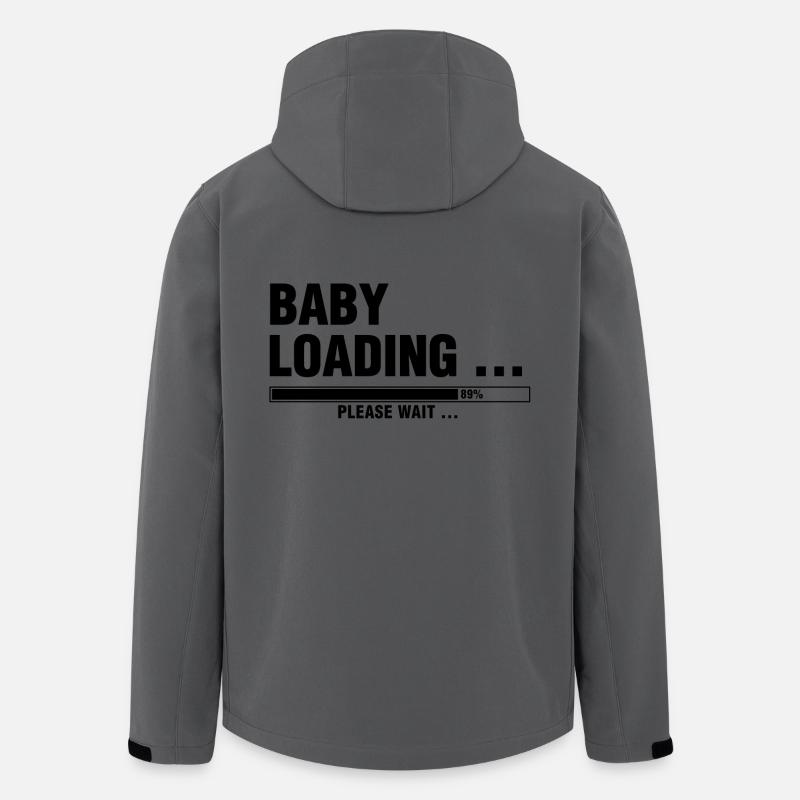 BABY LOADING... PLEASE WAIT ... - Men’s Recycled Softshell Jacket by Stanley/Stella - anthracite
