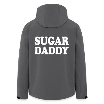 Sugar daddy - Recycelte Männer Softshell-Jacke von Stanley/Stella - Anthrazit - Hinten - AI Model Male 185 light (185cm)