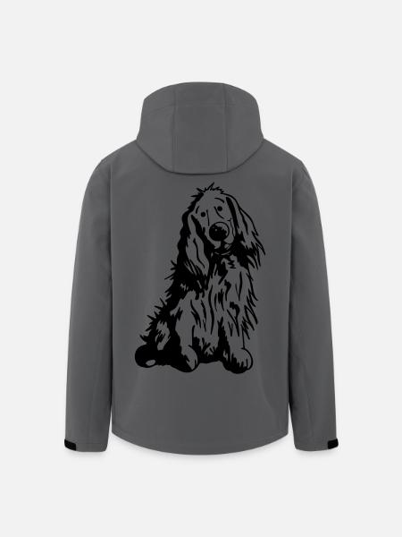 Cute English Cocker Spaniel - Men’s Recycled Softshell Jacket by Stanley/Stella - anthracite