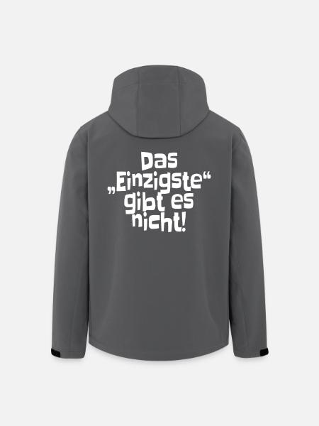 Das Einzigste Gibt Es Nicht Grammatik Germanistik - Recycelte Männer Softshell-Jacke von Stanley/Stella - Anthrazit
