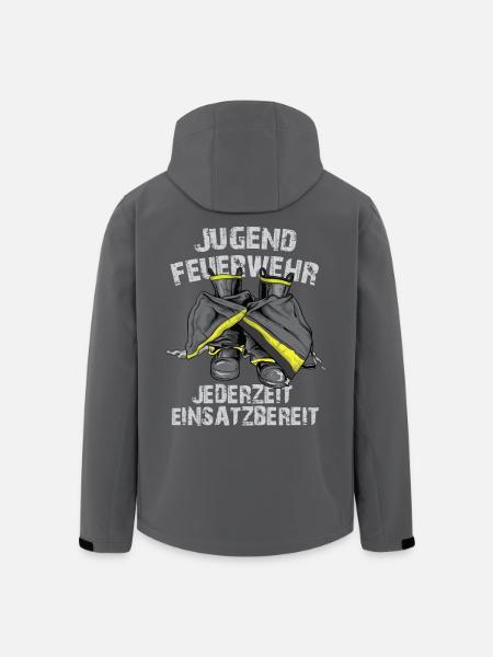 Jederzeit einsatzbereit - Recycelte Männer Softshell-Jacke von Stanley/Stella - Anthrazit