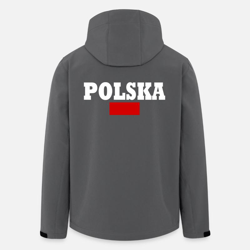 Polen - Recycelte Männer Softshell-Jacke von Stanley/Stella - Anthrazit