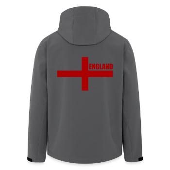 England - Recycelte Männer Softshell-Jacke von Stanley/Stella - Anthrazit - Hinten - AI Model Male 185 light (185cm)