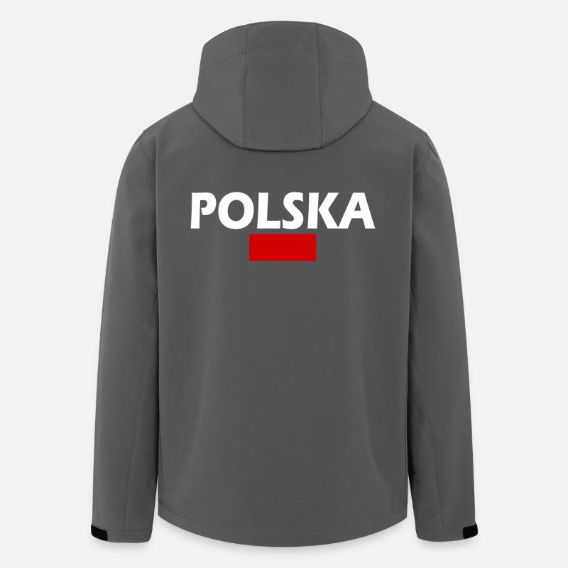 Polen - Recycelte Männer Softshell-Jacke von Stanley/Stella - Anthrazit
