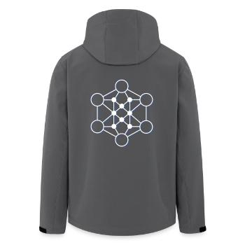 DeFi Decentralized Finance Blockchain BTC Crypto - Recycelte Männer Softshell-Jacke von Stanley/Stella - Anthrazit - Hinten - AI Model Male 185 light (185cm)