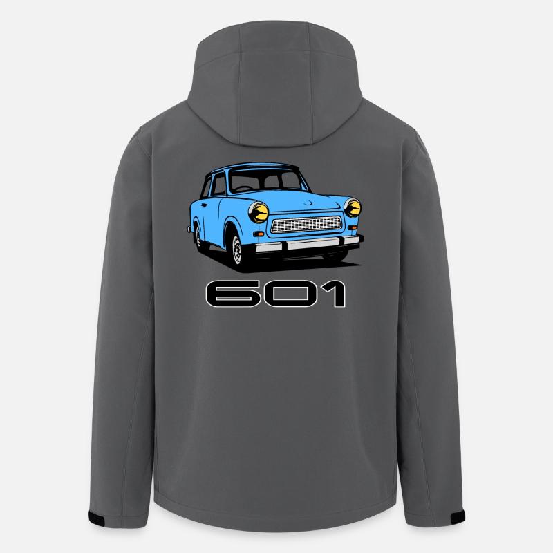  Trabi Auto - Recycelte Männer Softshell-Jacke von Stanley/Stella - Anthrazit
