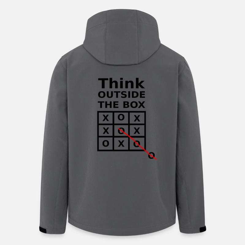 Think outside the box - Recycelte Männer Softshell-Jacke von Stanley/Stella - Anthrazit