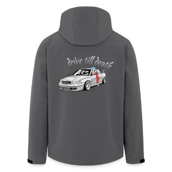 S4 B5 Limousine drive till death - Recycelte Männer Softshell-Jacke von Stanley/Stella - Anthrazit - Hinten - AI Model Male 185 light (185cm)