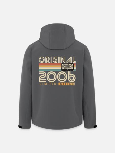 2006 Jahrgang Geburtstag Vintage Retro Geschenk - Recycelte Männer Softshell-Jacke von Stanley/Stella - Anthrazit