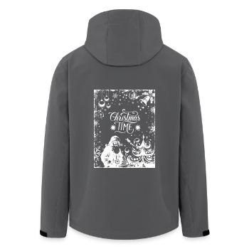 CHRMS TIME - Recycelte Männer Softshell-Jacke von Stanley/Stella - Anthrazit - Hinten - AI Model Male 185 light (185cm)