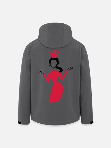 woman - Men’s Recycled Softshell Jacket by Stanley/Stella - anthracite