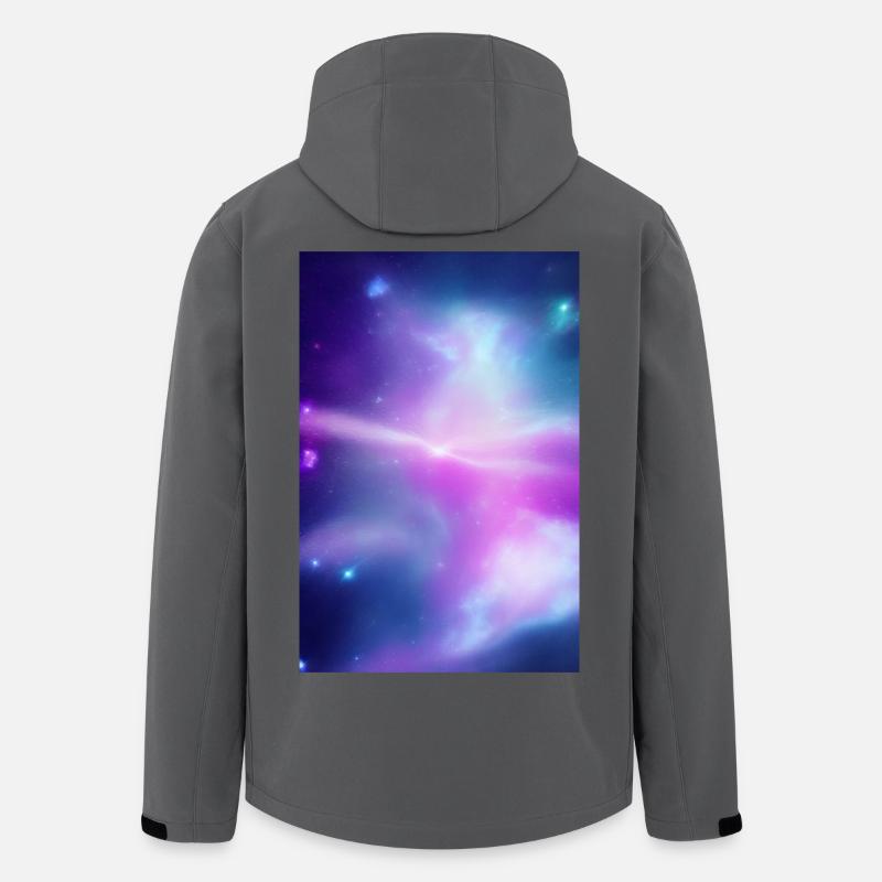 Galaxy Image - Men’s Recycled Softshell Jacket by Stanley/Stella - anthracite