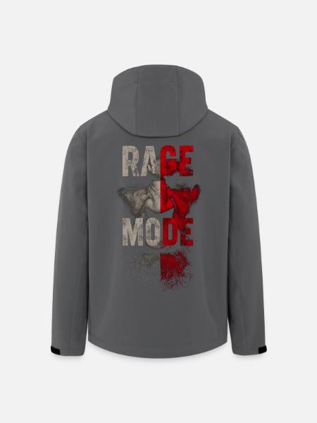 Rage Mode - Recycelte Männer Softshell-Jacke von Stanley/Stella - Anthrazit