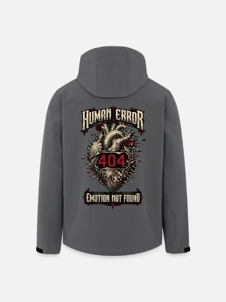 Human Error – Emotion Not Found - Men’s Recycled Softshell Jacket by Stanley/Stella - anthracite