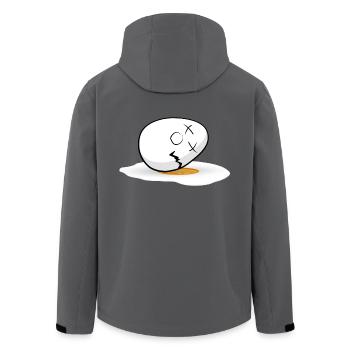 Frohe Ostern Osterei - Recycelte Männer Softshell-Jacke von Stanley/Stella - Anthrazit - Hinten - AI Model Male 185 light (185cm)
