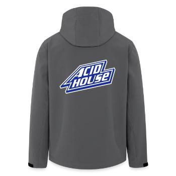 Saures Haus - Recycelte Männer Softshell-Jacke von Stanley/Stella - Anthrazit - Hinten - AI Model Male 185 light (185cm)