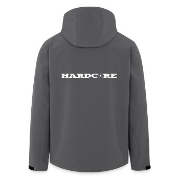 hard-core8 - Recycelte Männer Softshell-Jacke von Stanley/Stella - Anthrazit - Hinten - AI Model Male 185 light (185cm)