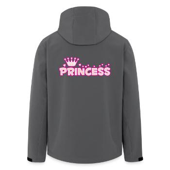 Princess - Recycelte Männer Softshell-Jacke von Stanley/Stella - Anthrazit - Hinten - AI Model Male 185 light (185cm)