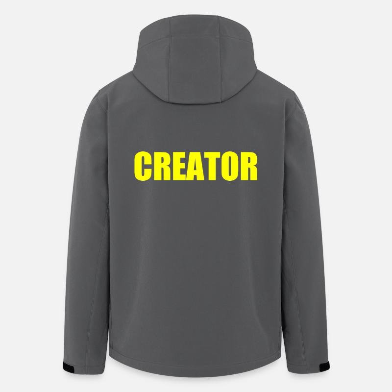 Creator - Veste softshell homme en polyester recyclé Stanley/Stella - charbon