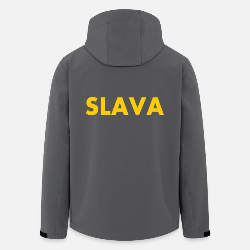 Slava - Recycelte Männer Softshell-Jacke von Stanley/Stella - Anthrazit