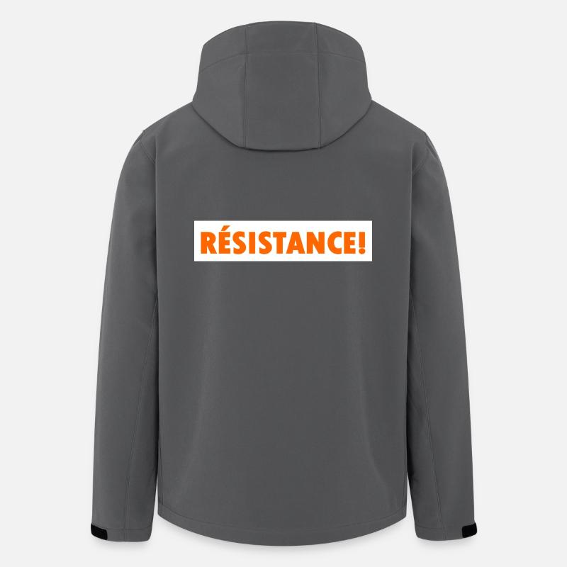 Résistance - Recycelte Männer Softshell-Jacke von Stanley/Stella - Anthrazit