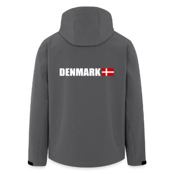 Danemark - Veste softshell homme en polyester recyclé Stanley/Stella - charbon - Dos - AI Model Male 185 light (185cm)