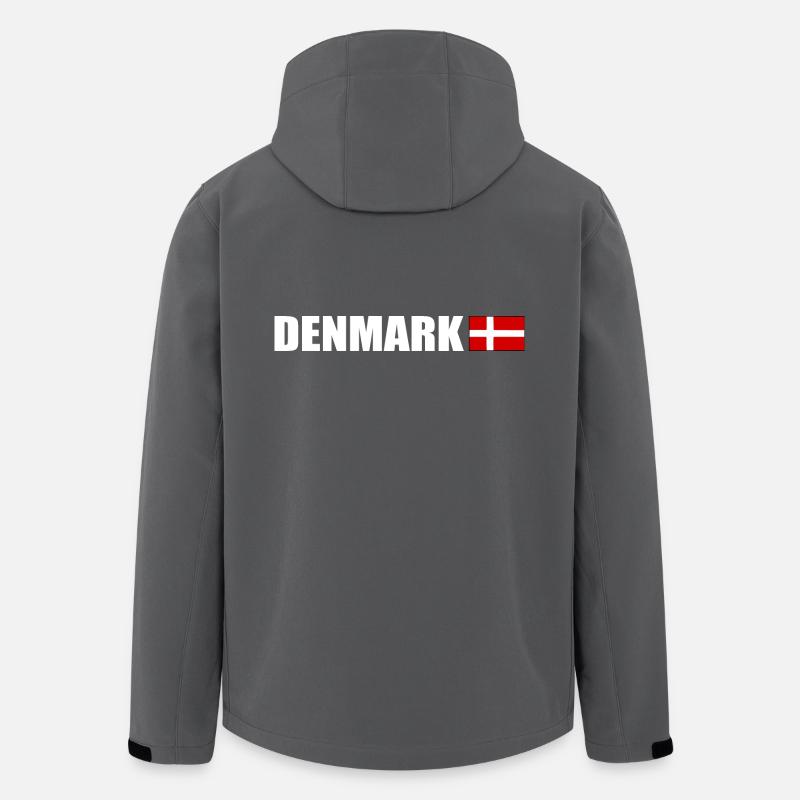 Dänemark - Recycelte Männer Softshell-Jacke von Stanley/Stella - Anthrazit