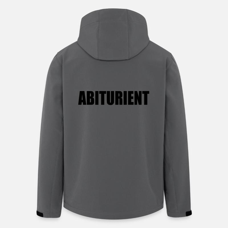 Abiturient - Recycelte Männer Softshell-Jacke von Stanley/Stella - Anthrazit