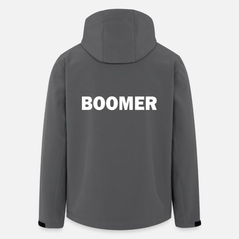 Boomer - Recycelte Männer Softshell-Jacke von Stanley/Stella - Anthrazit