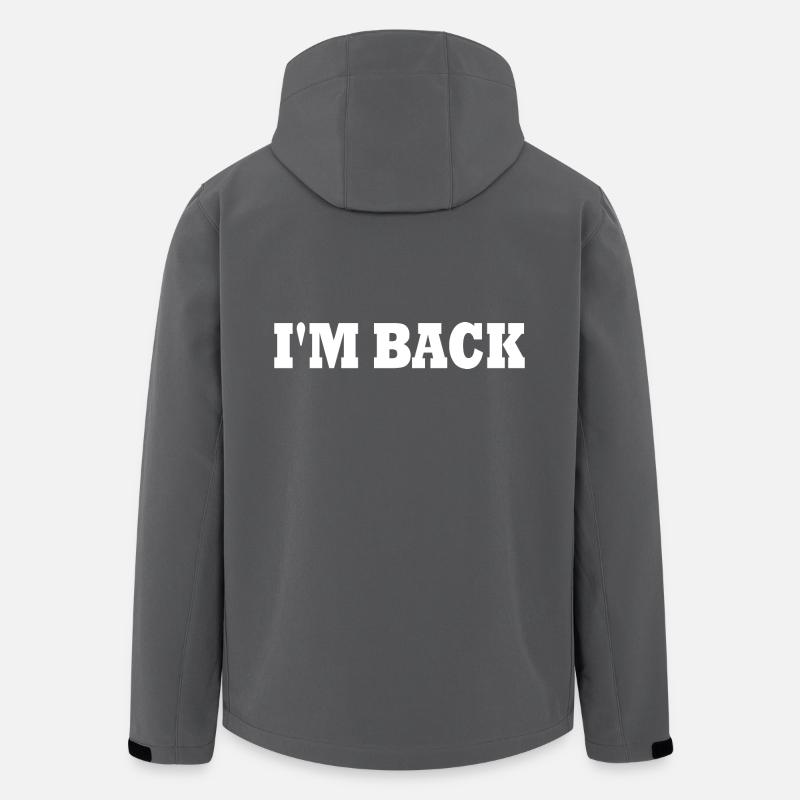 I'm back - Recycelte Männer Softshell-Jacke von Stanley/Stella - Anthrazit