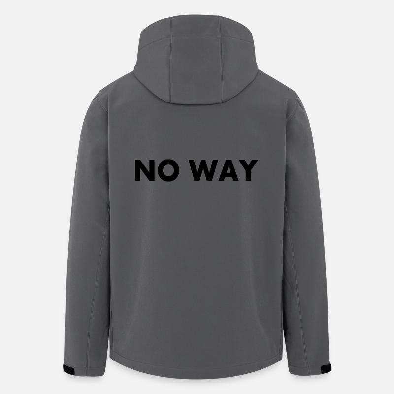 No way - Recycelte Männer Softshell-Jacke von Stanley/Stella - Anthrazit
