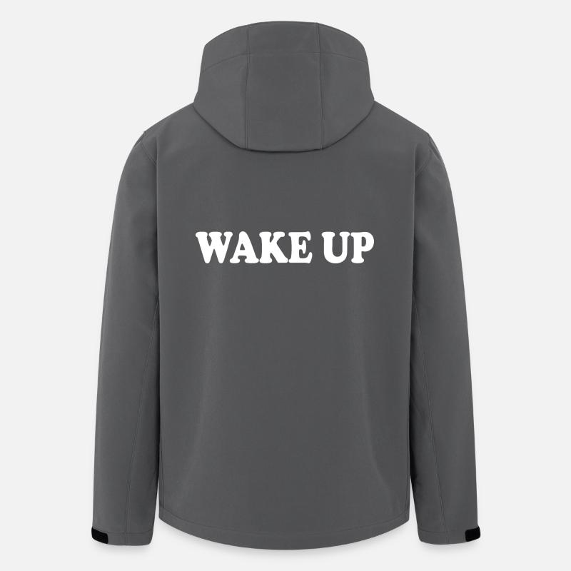 Wake up - Recycelte Männer Softshell-Jacke von Stanley/Stella - Anthrazit