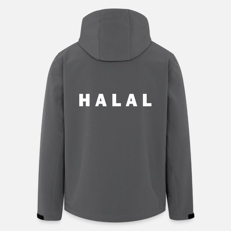 Halal - Recycelte Männer Softshell-Jacke von Stanley/Stella - Anthrazit