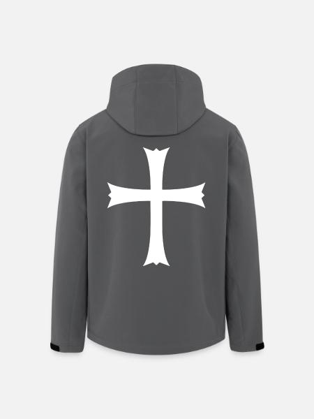 Jerusalem kreuz Jerusalemkreuz - Recycelte Männer Softshell-Jacke von Stanley/Stella - Anthrazit