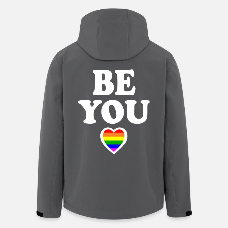 Be you - Veste softshell homme en polyester recyclé Stanley/Stella - charbon