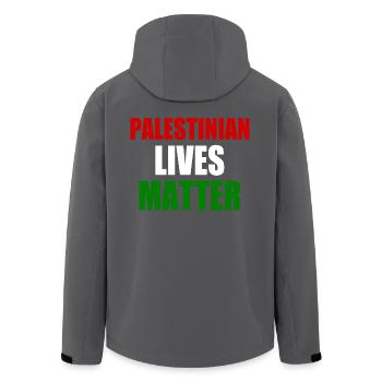 Palestinian lives matter - Recycelte Männer Softshell-Jacke von Stanley/Stella - Anthrazit - Hinten - AI Model Male 185 light (185cm)