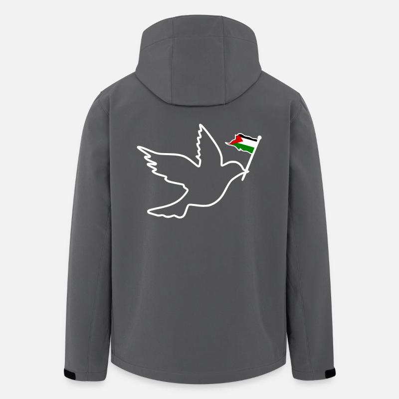 Free palestine - Men’s Recycled Softshell Jacket by Stanley/Stella - anthracite