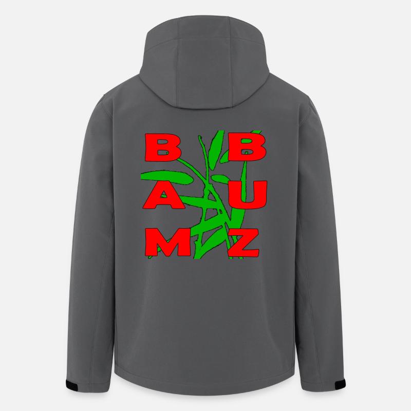 Bambuz merch - Recycelte Männer Softshell-Jacke von Stanley/Stella - Anthrazit