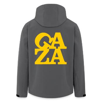 Gaza - Recycelte Männer Softshell-Jacke von Stanley/Stella - Anthrazit - Hinten - AI Model Male 185 light (185cm)
