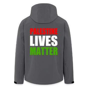 Palestine lives matter - Recycelte Männer Softshell-Jacke von Stanley/Stella - Anthrazit - Hinten - AI Model Male 185 light (185cm)