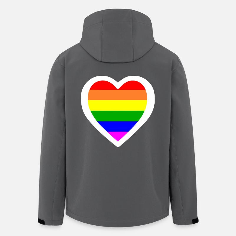 Lgbtq - Recycelte Männer Softshell-Jacke von Stanley/Stella - Anthrazit