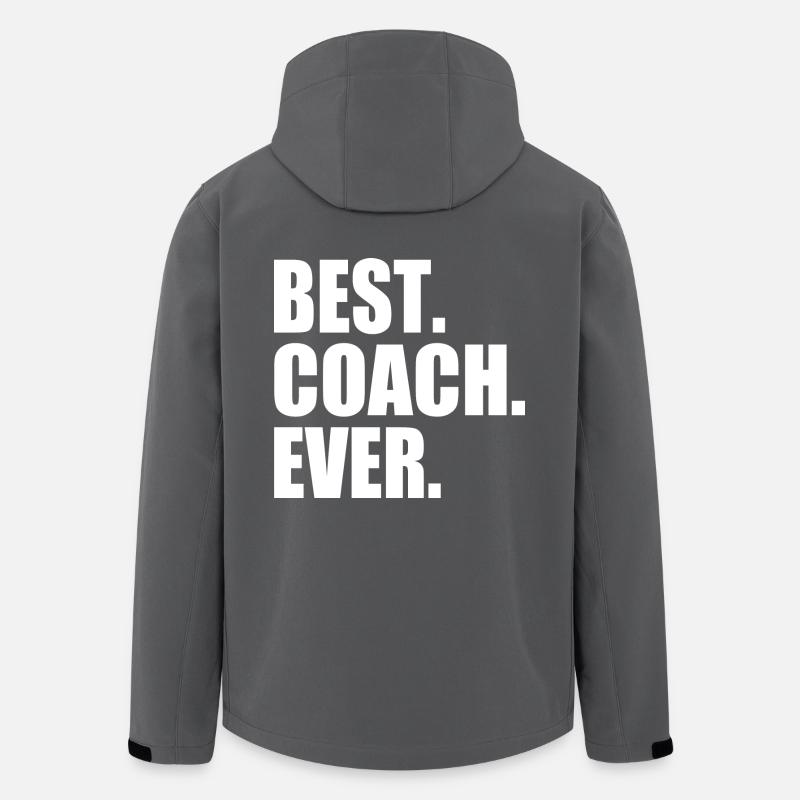 Best coach ever - Men’s Recycled Softshell Jacket by Stanley/Stella - anthracite