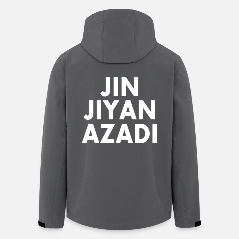 jin jiyan azadi - Veste softshell homme en polyester recyclé Stanley/Stella - charbon