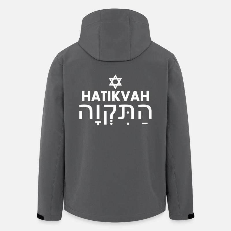 Hatikvah התקווה - Recycelte Männer Softshell-Jacke von Stanley/Stella - Anthrazit