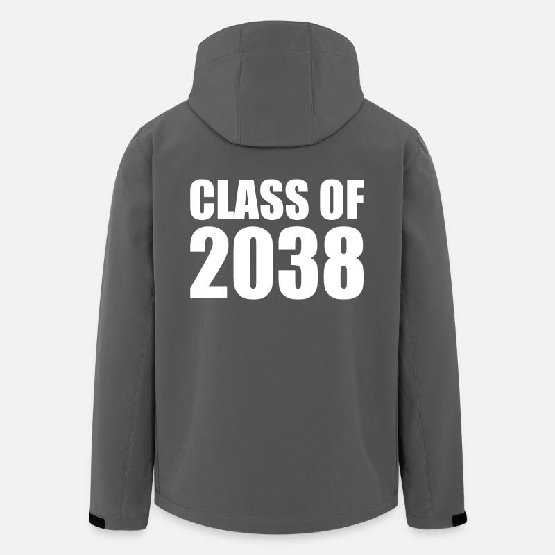 Class of 2038 - Recycelte Männer Softshell-Jacke von Stanley/Stella - Anthrazit