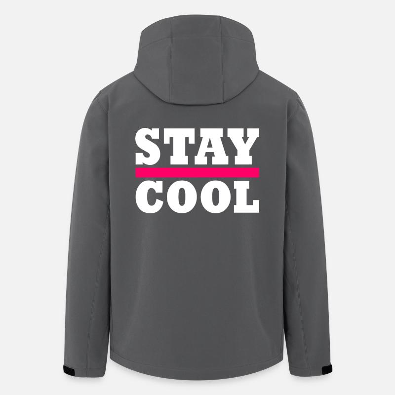 Stay cool - Recycelte Männer Softshell-Jacke von Stanley/Stella - Anthrazit